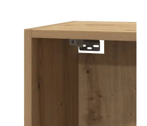 Tv Skapītis, Koka Krāsā, 30,5X30X110 Cm, Inženierijas Koks Vidaxl