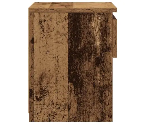 Naktsskapīši 2 Gab Old Wood 40X30X39 Cm Engineered Wood Vidaxl