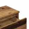 Naktsskapīši 2 Gab Old Wood 40X30X39 Cm Engineered Wood Vidaxl