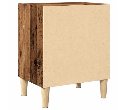 Naktsskapīši 2 Gab Old Wood 40X30X50 Cm Engineered Wood Vidaxl