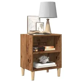 Naktsskapīši 2 Gab Old Wood 40X30X50 Cm Engineered Wood Vidaxl