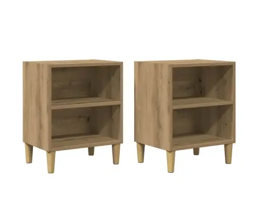 Naktsskapīši 2 Gab Artisan Oak 40X30X50 Cm Engineered Wood Vidaxl