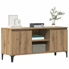 Tv Skapītis, Koka Krāsa, 102X35X50 Cm, Inženierijas Koks Vidaxl