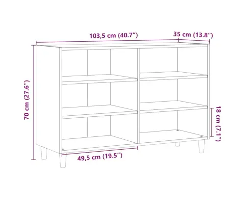 Šoninė Spintelė, Artisano, 103,5X35X70cm Apdirbta Mediena