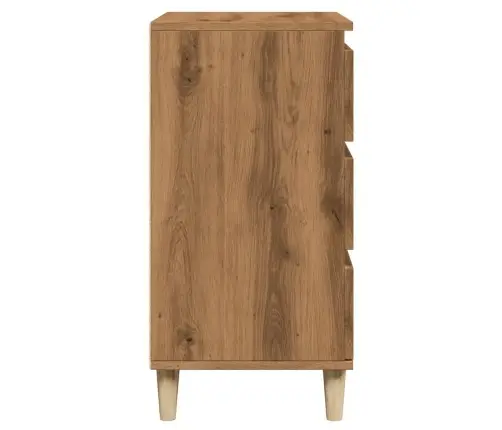 Kumode, Ozolkoka Amatnieks, 60X35X70 Cm, Inženierijas Koks Vidaxl