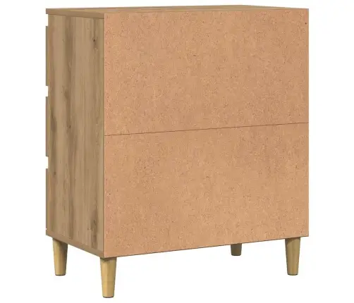 Kumode, Ozolkoka Amatnieks, 60X35X70 Cm, Inženierijas Koks Vidaxl