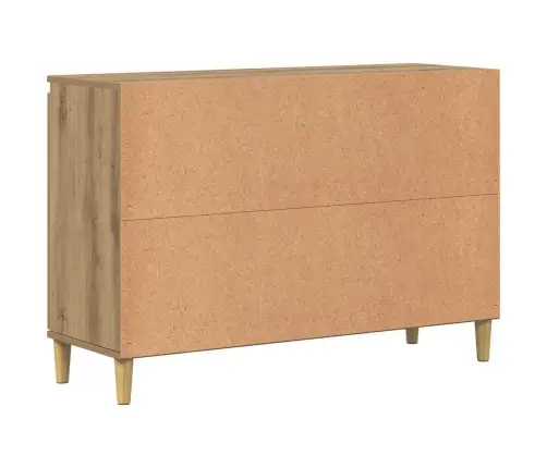 Kumode, Koka Krāsa, 102X35X70 Cm, Inženierijas Koks Vidaxl