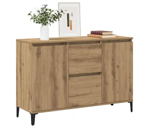 Kumode, Koka Krāsa, 102X35X70 Cm, Inženierijas Koks Vidaxl