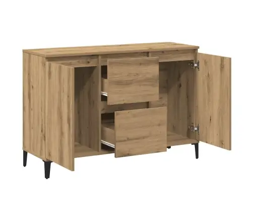 Kumode, Koka Krāsa, 102X35X70 Cm, Inženierijas Koks Vidaxl