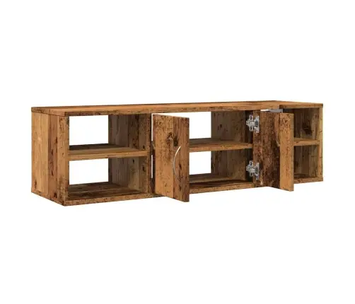 Sienas Skapītis, Veca Koka, 101X30X29 Cm, Inženierijas Koks Vidaxl