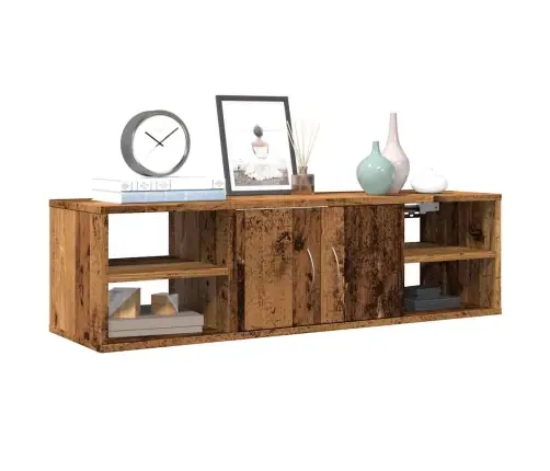 Sienas Skapītis, Veca Koka, 101X30X29 Cm, Inženierijas Koks Vidaxl