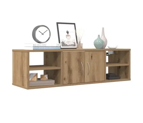 Sienas Skapītis, Koka Krāsa, 101X30X29 Cm, Inženierijas Koks Vidaxl