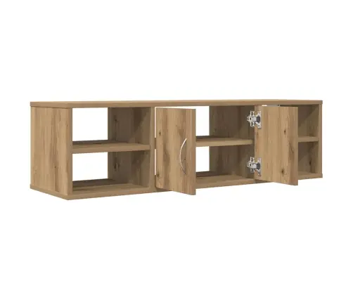 Sienas Skapītis, Koka Krāsa, 101X30X29 Cm, Inženierijas Koks Vidaxl