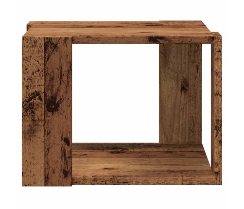 Kafijas Galdiņš Old Wood 40X40X30 Cm Engineered Wood Vidaxl