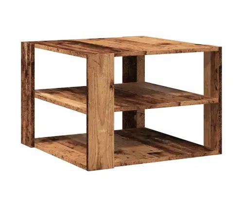 Kafijas Galdiņš Old Wood 58X58X40 Cm Engineered Wood Vidaxl