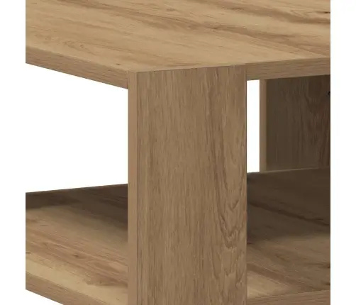 Kafijas Galdiņš Artisan Ozols 58X58X40 Cm Engineered Wood Vidaxl