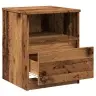 Nakts Skapis Old Wood 40X40X50 Cm Engineered Wood Vidaxl