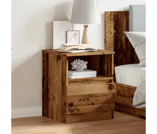 Nakts Skapis Old Wood 40X40X50 Cm Engineered Wood Vidaxl