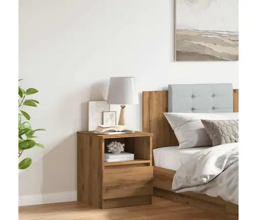 Naktsskapītis Artisan Ozols 40X40X50 Cm Inženierijas Koks Vidaxl