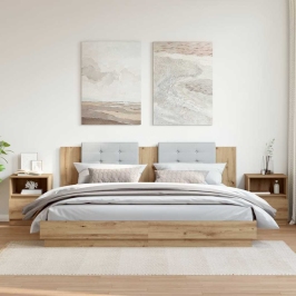 Naktsskapīši 2 Gab Artisan Oak 40X40X50 Cm Engineered Wood Vidaxl