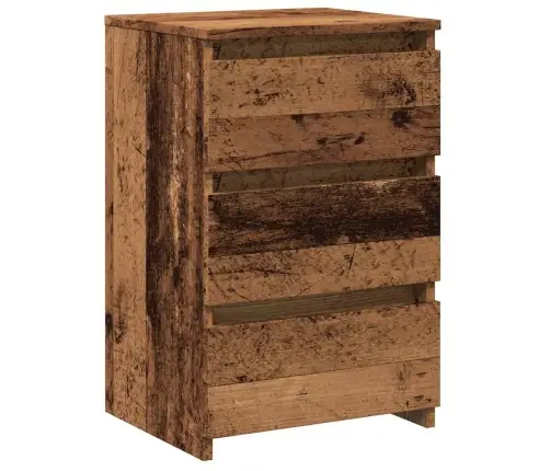 Nakts Skapis Old Wood 40X35X62,5 Cm Engineered Wood Vidaxl