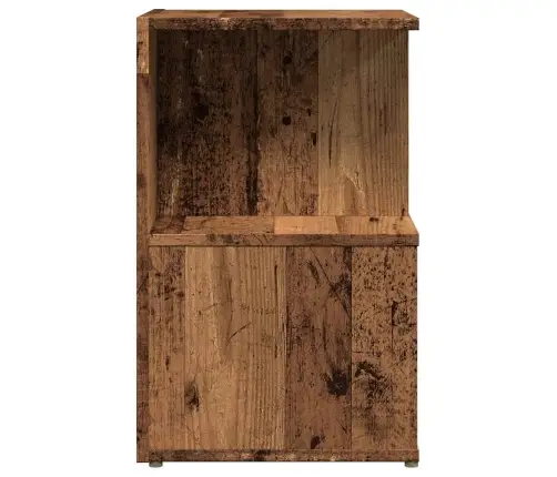 Nakts Skapis Old Wood 35X35X55 Cm Engineered Wood Vidaxl