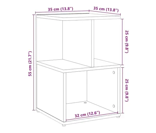 Öökapp, Artisan Tamm, 35X35X55 cm Tehispuit Öökapp, Artisan Tamm, 35X35X55 cm Tehispuit