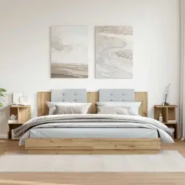 Naktsskapīši 2 Gab Artisan Oak 35X35X55 Cm Engineered Wood Vidaxl