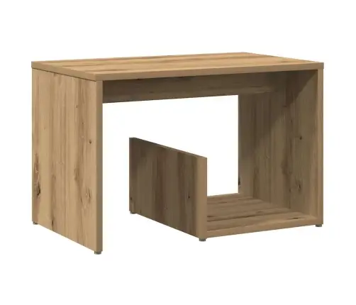 Sānu Galdiņš Artisan Oak 59X36X38 Cm Engineered Wood Vidaxl