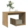 Sānu Galdiņš Artisan Oak 59X36X38 Cm Engineered Wood Vidaxl