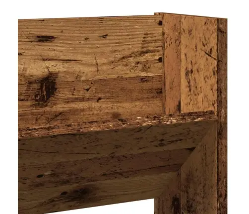 Sienas Apavu Plaukts, Veca Koka, 80X18X60 Cm, Konstruēts Koks Vidaxl