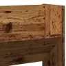 Sienas Apavu Plaukts, Veca Koka, 80X18X60 Cm, Konstruēts Koks Vidaxl