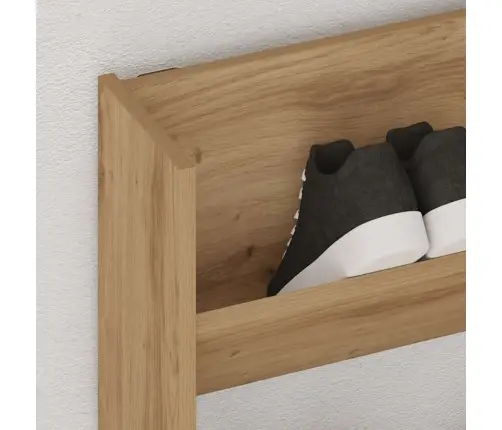 Sieninė Batų Spintelė, Artisano, 80X18X60cm Apdirbta Mediena