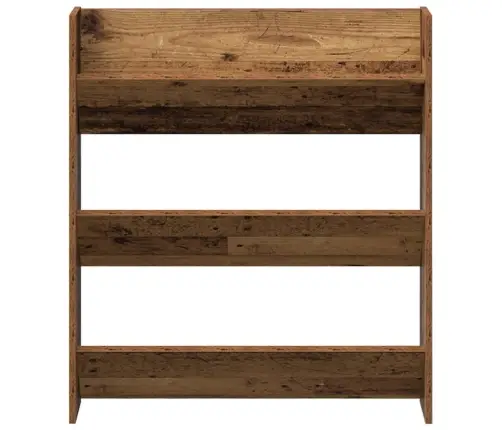 Sienas Apavu Skapis Old Wood 80X18X90 Cm Engineered Wood Vidaxl