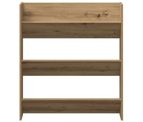 Sienas Apavu Skapis Artisan Oak 80X18X90 Cm Engineered Wood Vidaxl