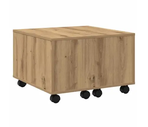 Kafijas Galdiņš, Koka Krāsa, 60X60X38 Cm, Inženierijas Koks Vidaxl