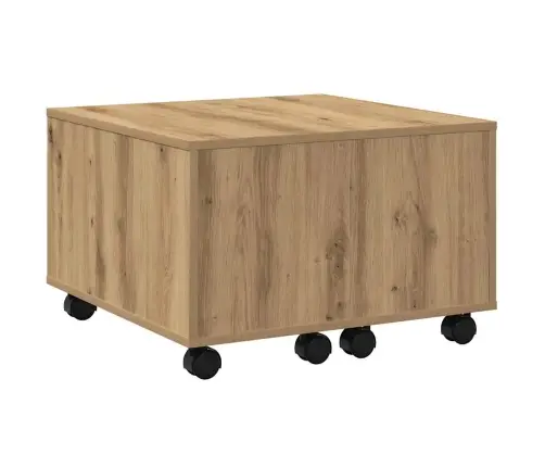 Kafijas Galdiņš, Koka Krāsa, 60X60X38 Cm, Inženierijas Koks Vidaxl