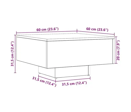 Kafijas Galdiņš Amatnieks Ozola 60X60X31,5 Cm Inženierijas Koks Vidaxl Kafijas Galdiņš Amatnieks Ozola 60X60X31,5 Cm Inženierijas Koks Vidaxl