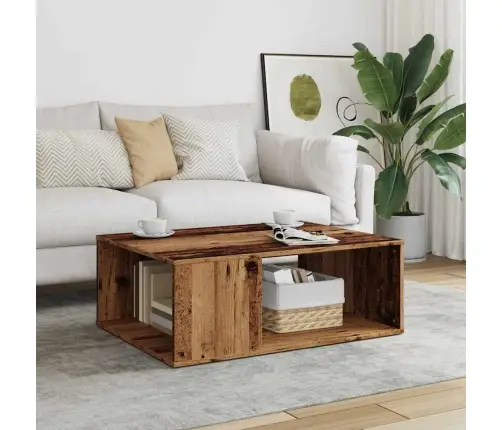 Kavos Staliukas, Sendintos Medienos, 90X67X33cm Mdp