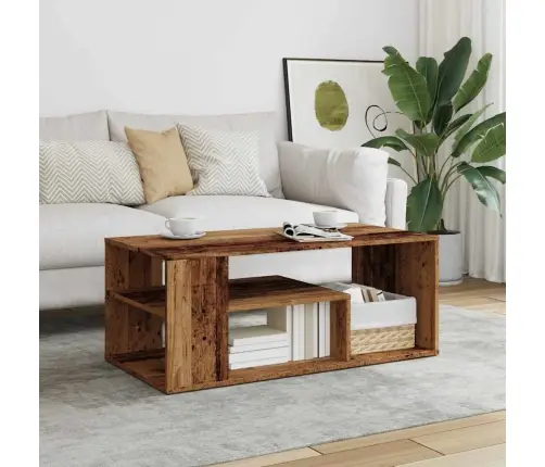 Kafijas Galdiņš Old Wood 100X50X40 Cm Engineered Wood Vidaxl