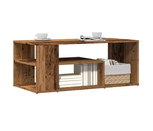 Kafijas Galdiņš Old Wood 100X50X40 Cm Engineered Wood Vidaxl