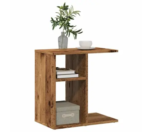 Sānu Galds Old Wood 50X30X50 Cm Engineered Wood Vidaxl