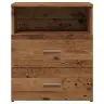 Naktsskapītis, Veca Koka, 50X32X60 Cm, Inženierijas Koks Vidaxl
