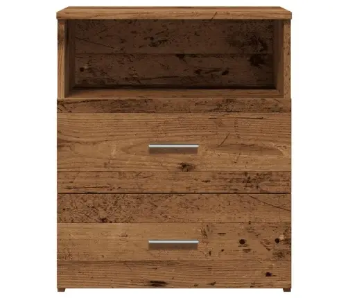 Naktsskapīši, 2 Gab., Veca Koka, 50X32X60 Cm, Inženierijas Koks Vidaxl