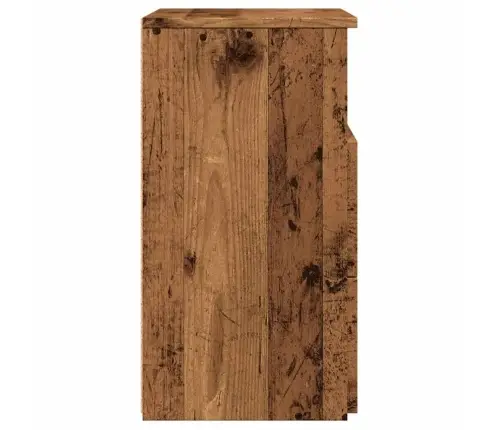 Naktsskapīši, 2 Gab., Veca Koka, 50X32X60 Cm, Inženierijas Koks Vidaxl