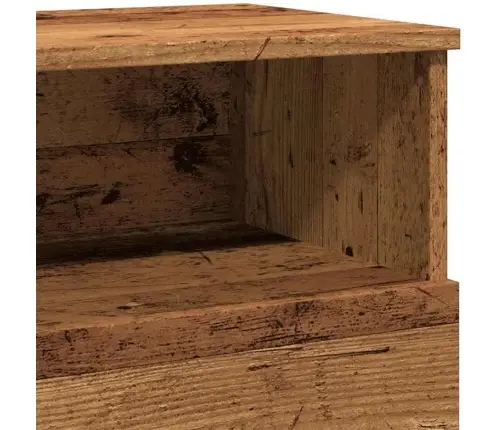 Naktsskapīši, 2 Gab., Veca Koka, 50X32X60 Cm, Inženierijas Koks Vidaxl