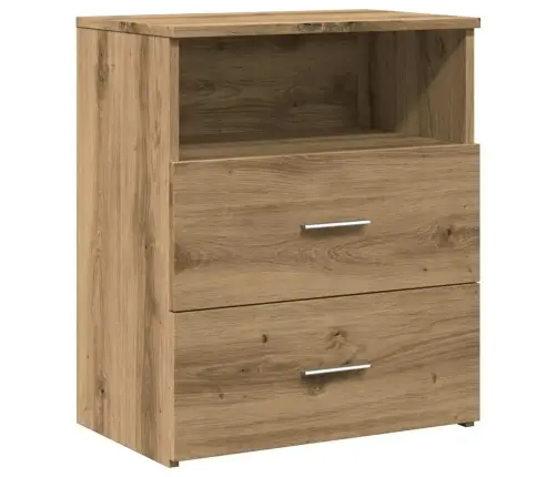 Naktsskapītis, Koka Krāsa, 50X32X60 Cm, Inženierijas Koks Vidaxl