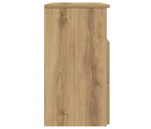 Naktsskapītis, Koka Krāsa, 50X32X60 Cm, Inženierijas Koks Vidaxl