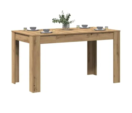 Valgomojo Stalas, Artisano, 140X74,5X76cm Apdirbta Mediena