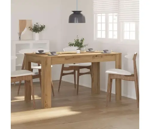 Valgomojo Stalas, Artisano, 140X74,5X76cm Apdirbta Mediena